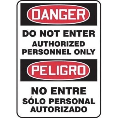 Accuform SPANISH BILINGUAL OSHA DANGER SBMADM131VS SBMADM131VS